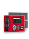 Base Herrenuhr Batterie mit Silber Metall-Armband