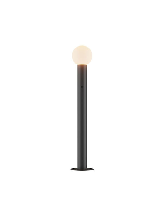 Viokef Ratu LED Φωτιστικό Δαπέδου Υ135xΜ220εκ. με Θερμό Λευκό Φως 1691lm Μαύρο