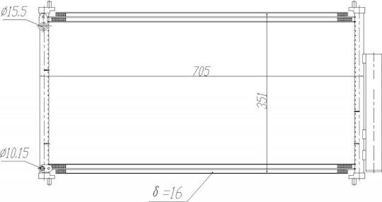 Condensator Climatizare Honda Civic 3-5 12 80110tv0e01