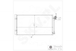 SKV Radiator de apă pentru Land Rover Discovery Sport / Range Rover Evoque