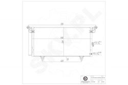 SKV Auto-Kühlschrank Wasser für Subaru Legacy Outback