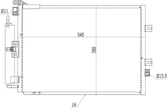 Kühlschrank Klimaanlage Clio III 1.4-2.0 05 8200443897