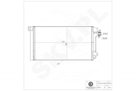 Radiator Climatizare Volkswagen Multivan T5 Transporter Dezumidificator 7h0820411b