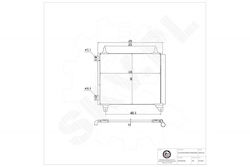 SKV Auto-Kühlschrank Wasser für Peugeot 208 Opel Corsa