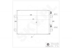 SKV Radiator de apă pentru Renault Megane / Scenic Dacia Logan / Duster / Sandero