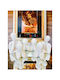Stewehome Set of Decorative Family Items 4 Children Concrete Scandinavian Style White