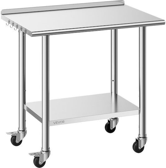Trolley Table 61x89.4 Stainless Steel Trolley Table 61x89.4 Stainless Steel