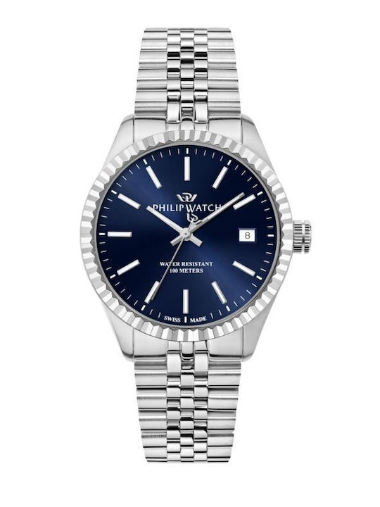 Philip Watch Caribe Ceas Bărbați 39mm Baterie A...