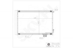 Air Conditioning Radiator Mercedes C-Class E-Class CLS GLK SLK SL A1975000054