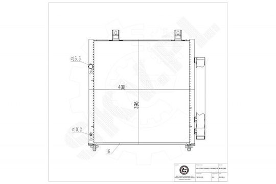 SKV Radiator Air Condition Auto pentru Mitsubishi Mirage