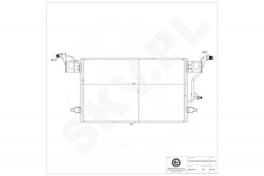 SKV Auto-Kühlschrank Wasser für Citroen C5 Audi A6