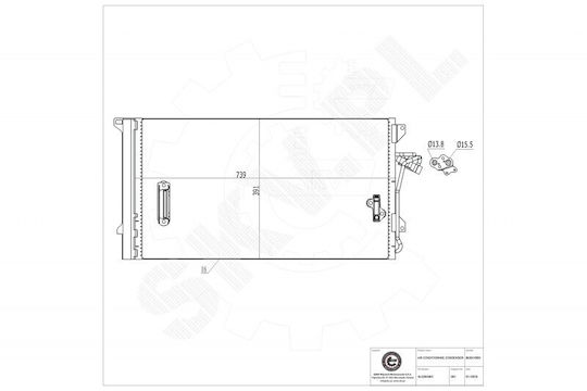 SKV Car Water Radiator for Volkswagen Touareg Audi Q7