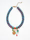 Kaleido Necklace With Heart Design Made Of Steel