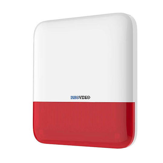 Inkovideo Wireless Alarm Siren for Outdoor Use