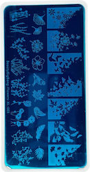 Stamp Plate Flowers-xl-003
