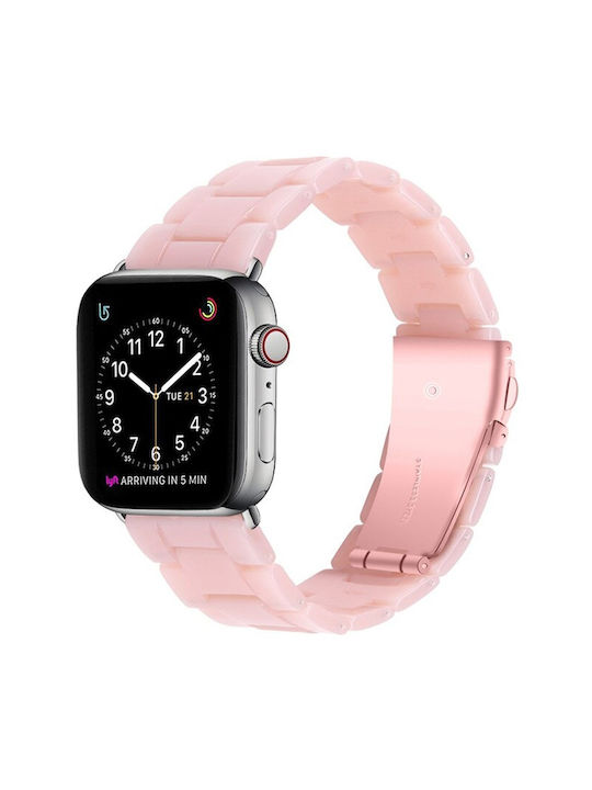 Λουράκι Resin Bracelet Pink Apple Watch 44 45 46 49mm