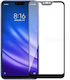 Displayschutzfolie Tempered Glass Vollleim Mi 8 Lite Schwarz