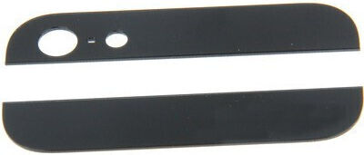 Πίσω Τζαμάκια Back Cover Πάνω Κάτω Iphone 5 Μαύρα