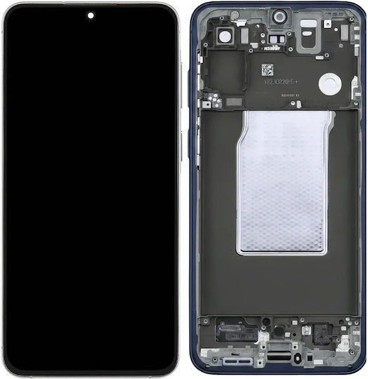 Samsung Screen with Touch Mechanism and Frame for Galaxy A57 5G (Blue)