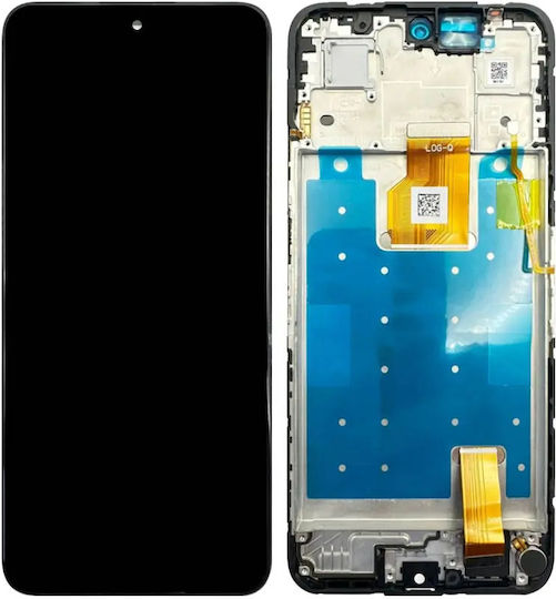 Honor Screen with Touch Mechanism and Frame for Honor 400 Smart (Black)