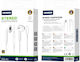 Jellico Ep2a Earbuds Handsfree Earphones with Lightning Plug White