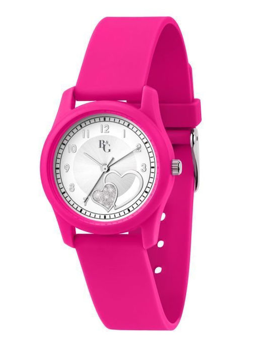 Chronostar Women's Watch 30mm Battery with Fuchsia Rubber Strap