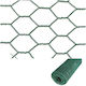 Galvanized Wire Fencing with PVC Coating Green