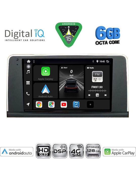 Digital IQ Car Audio System for BMW X3 (F25) 2011-2013 (Bluetooth/USB/WiFi/GPS/Apple CarPlay/Android Auto) with 9" Touch Screen