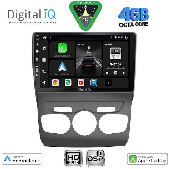 Digital IQ Car Audio System for Citroen C4 / DS4 2011-2018 Bluetooth USB WiFi GPS Apple CarPlay Android Auto with 10" Touch Screen