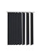 BetterHome 627090 Stoffjalousie in Schwarz Farbe P160xH100cm