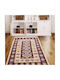 Kotonia Home Wohnzimmer Teppich Rechteckig Braune 60x90cm