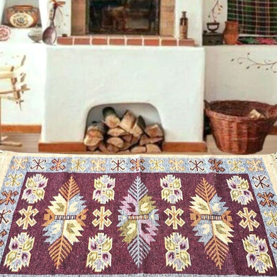 Kotonia Home Χαλί 60x90cm Καφέ