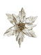 Weihnachtskranz Dekorative Blume Länge 50cm Gold