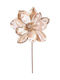 Decorativ Floare De Crăciun Lungime 20cm Rose Gold
