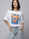 Caty Tricou Damă Alb