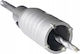 Falon-Tech Lochsäge SDS Karbid Kernbohrer Trockenschnitt mit Durchmesser 45mm für Beton Backstein und Rasen