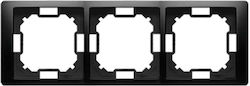 Simon Basic Triple Frame Black Matte