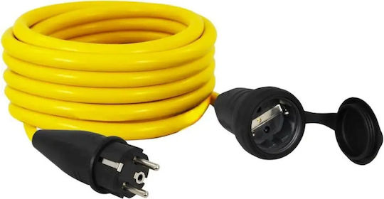 Commel Cablu de Prelungire cu Lungime 10m Diametru Cablu 3 x 1.5mm² și Împământare Rezistent la Apă