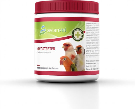 Avianvet Ovostarter Νεοσσών Ανάπτυξη & Υγεία Ασβέστιο Φώσφορο & Βιταμίνες Α D E 20gr