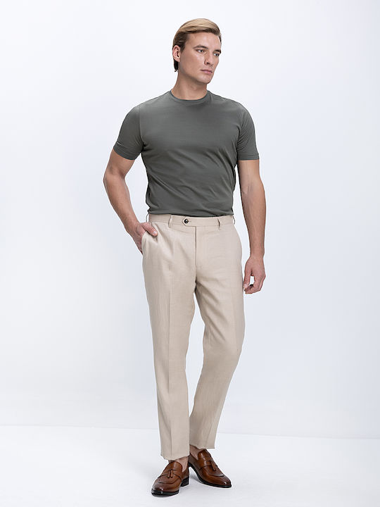 Charles Tyrwhitt Παντελόνι Μπέζ