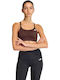 Sport-BHs Damen Bra Kaffee