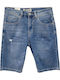 Herren Shorts Denim Blau