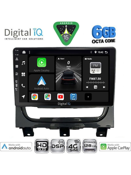 Digital IQ Car Audio System for Fiat Strada 2012-2020 Bluetooth USB WiFi GPS Apple CarPlay Android Auto with 9" Touch Screen