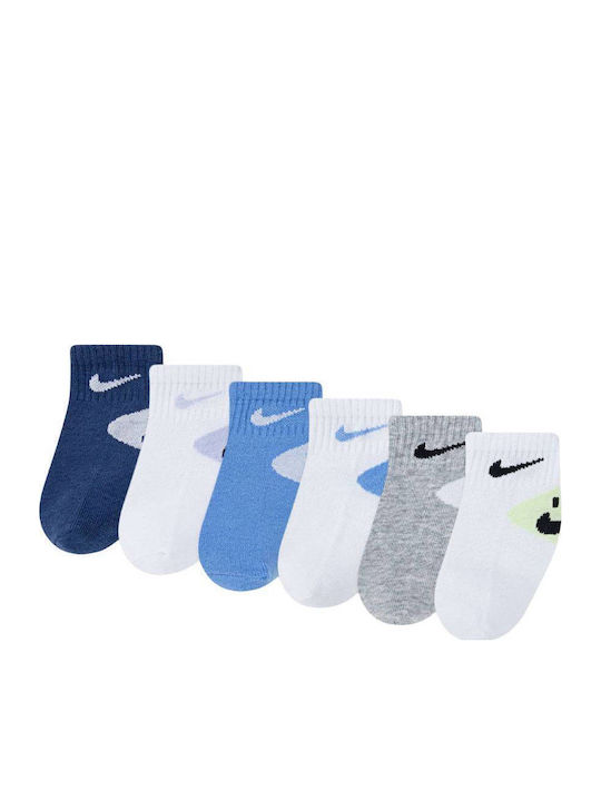 Nike Παιδικά Σοσόνια Smiley Mystic Navy 6 Ζευγάρια