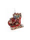 Weihnachtsbaumschmuck Schlitten 12cm