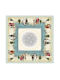 Christmas Plaid Fabric Tablecloth 140x140cm