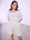 Celestino Women's Linen Bermuda Shorts Beige
