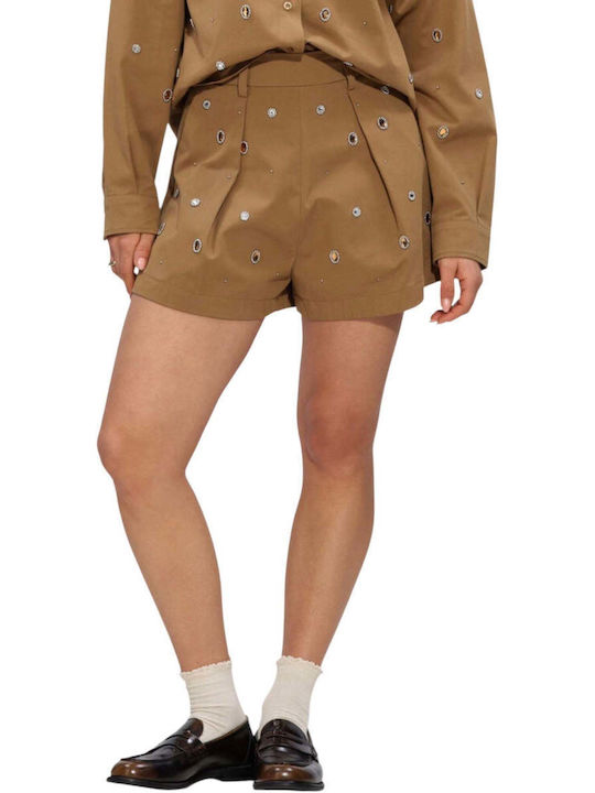Pantaloni Scurți Pentru Femei Maro
