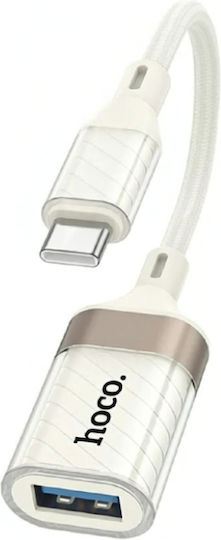 Hoco 022997 USB-C male to USB-A female White