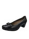 Leder Pumps Schwarze